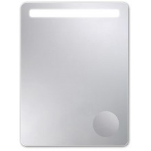 AMIRRO BELLA zrcadlo 60x80 cm, s osvětlením, s kosmetickým zrcátkem
