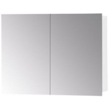 DŘEVOJAS Q GA2 80 zrcadlová skříňka 80x68x14,8 cm, lamino, lesklá bílá