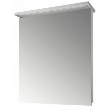 DŘEVOJAS SANI GAO 50 zrcadlová skříňka 50x70,6x20,7 cm, osvětlení, panty vlevo, lamino, lesklá bílá
