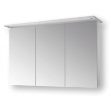 DŘEVOJAS SANI GA3O 120 zrcadlová skříňka 120x70,6x20,7 cm, osvětlení, lamino, lesklá bílá