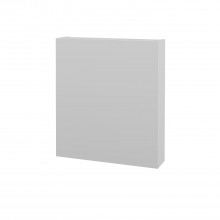CONCEPT 150 zrcadlová skříňka 60x68x12,7 cm, panty vlevo, MDF, bílá lesk