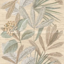 MARAZZI MYSTONE TRAVERTINO dekor 120x120cm, pannello botanico classico