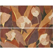 NAXOS CHROMATICA dekor 80x100(40x100)cm, mat, kompozice tulip