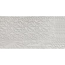 REFIN ARTE PURA dekor 37,5x75cm rilievi bianco