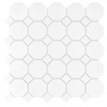 DUNIN ARABESCO mozaika 29,5x29,5(5,5x5,5, 2,3x2,3)cm, mat, white