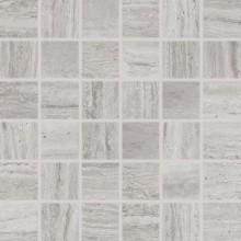 RAKO ALBA mozaika 30x30(5x5)cm, reliéfní, mat-lappato, šedá