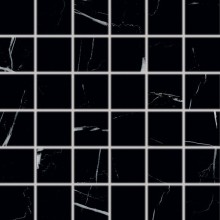RAKO FLASH mozaika  30x30(5x5)cm, lepená na síti, černá