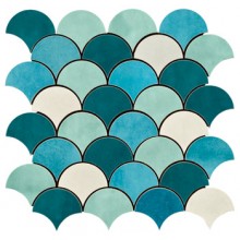 IMOLA SHADES mozaika 30x30cm, modrá