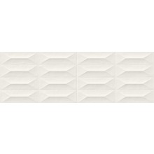 MARAZZI COLORPLAY obklad 30x90cm, struktura cabochon 3D, mat, white