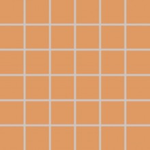 RAKO COLOR TWO mozaika 30x30(5x5)cm, tmavě oranžová