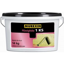 MUREXIN 1 KS těsnící fólie tekutá 25kg, jednosložková, trvale pružná, jen pro interiér, žlutá