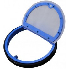 HACO PZK 150 protizápachová klapka DN150, magnetická, plast, modrá