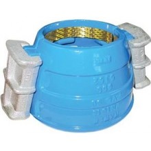 HAWLE 1254 jištění proti posunu DN100, pr.110, PN10, pro PVC potrubí, přírubové, voda, tvárná litina epoxid