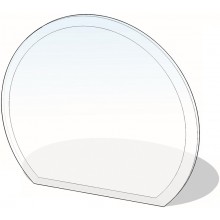 LIENBACHER sklo pod kamna 1200x1050mm, částečný kruh